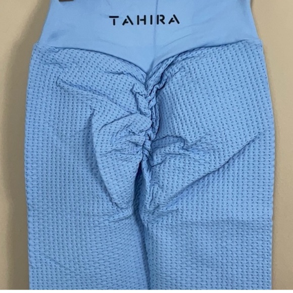 TAHIRA By Luxe leggings light blue (no tags used 4x total) - Picture 5 of 6